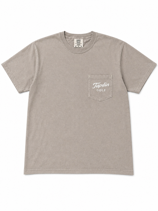 Tapdin Brown Pocket Tee
